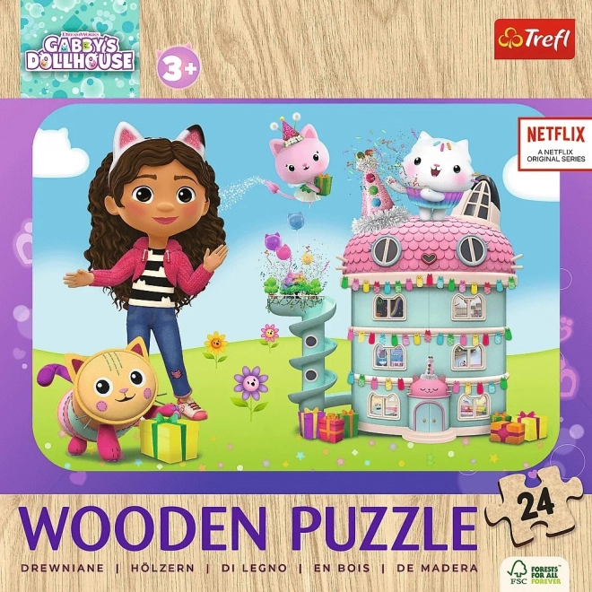 Wooden Puzzle Happy Gabby and Friends