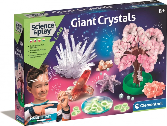 Clementoni Science & Play Laboratory: Mega Glowing Crystals