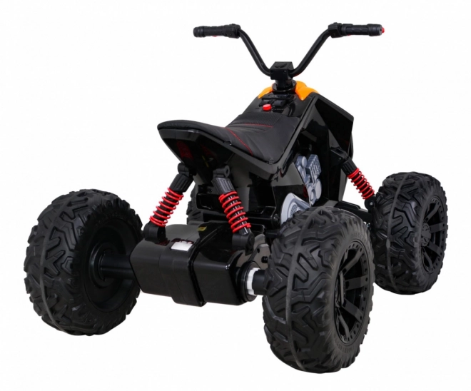 Quad Lucky Seven on battery black + EVA wheels + slow start + LED + MP3 USB