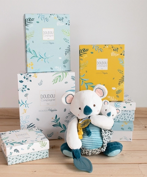 Plush Koala with Baby Gift Set