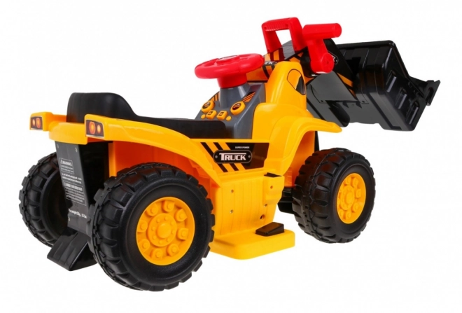 Children's Battery-Powered Digger with Helmet and Sounds