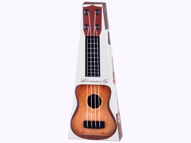 Mini Ukulele Guitar for Kids – Light Brown