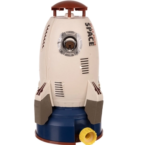Garden Sprinkler for Kids in the Shape of a Rocket