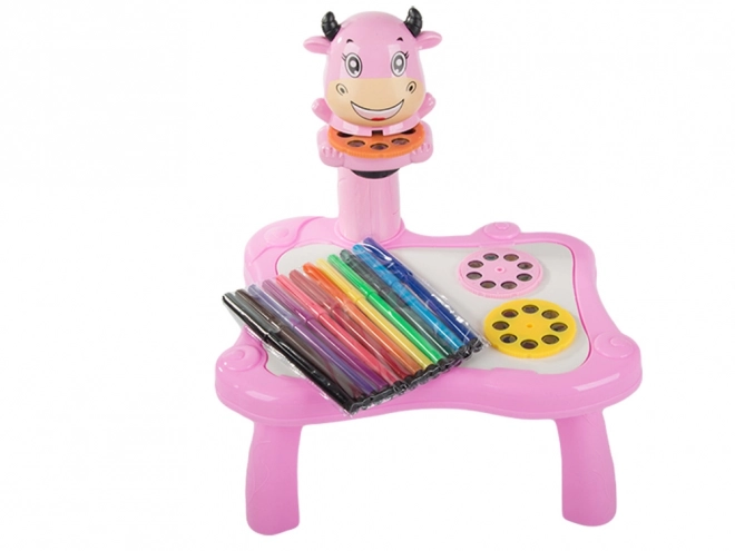 Kids Drawing Projector Table