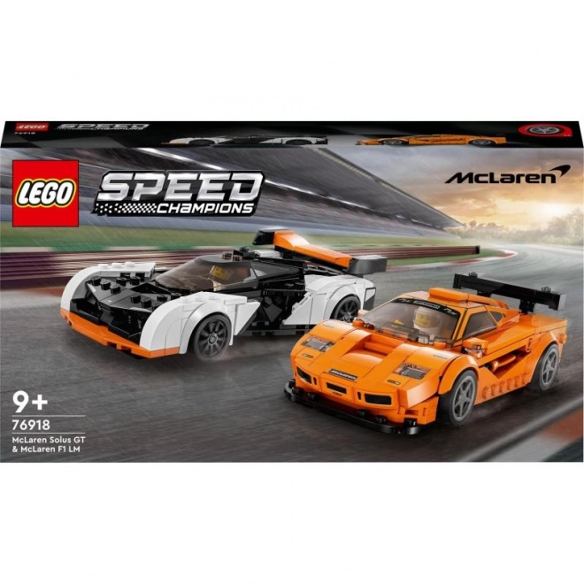 Lego Speed Champions McLaren Solus GT and McLaren F1 LM