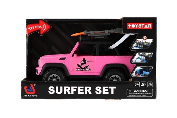 Pink Off-Road Surf Vehicle Toy