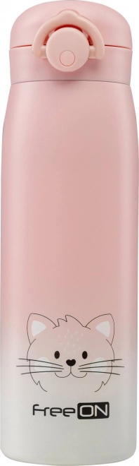 Insulated Stainless Steel Thermos 480ml - Pink