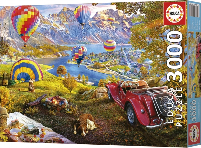 Educa hot air balloons valley puzzle 3000 pieces