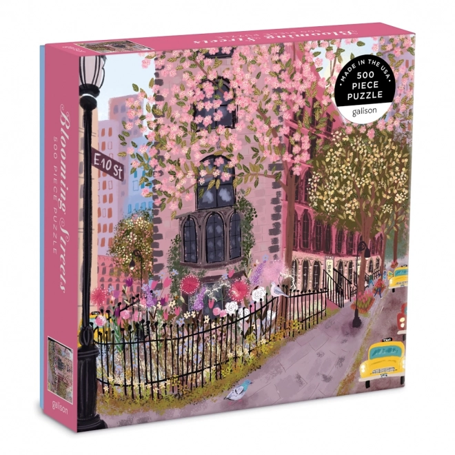 Galison Blooming Streets Puzzle 500 Pieces