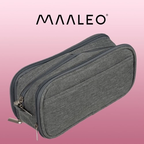 Expandable Gray Pencil Case