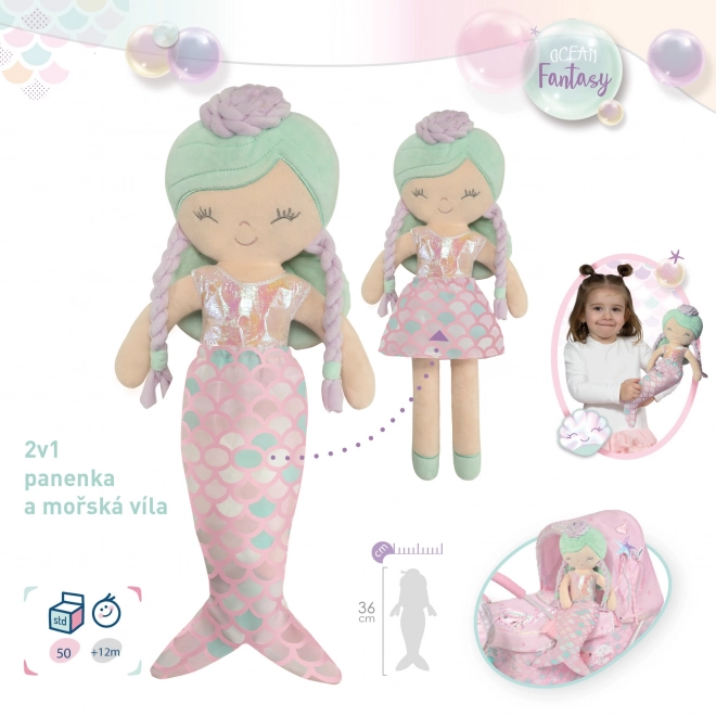 Ocean Fantasy Plush Doll 2-in-1