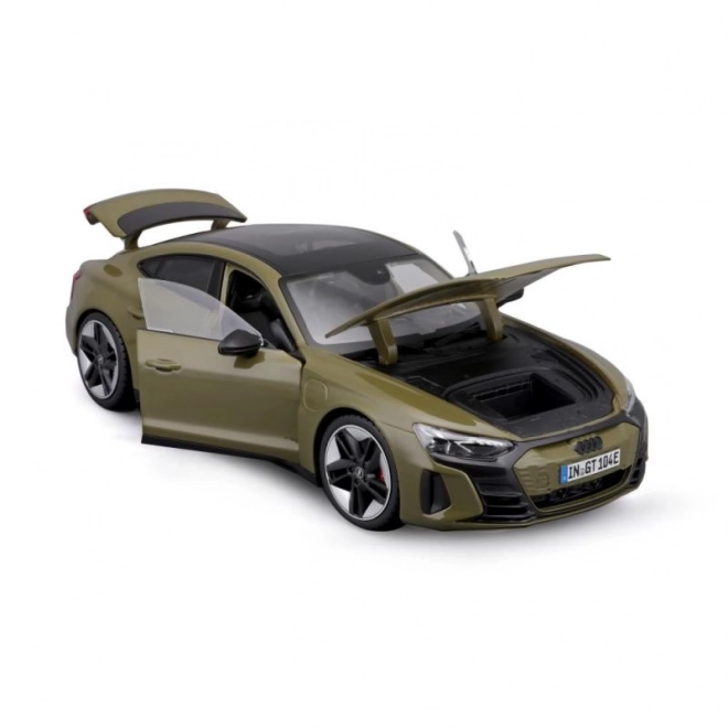 Audi RS e-tron GT Model Car in Tactical Green