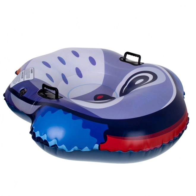 Inflatable Snow Sled with Penguin Design