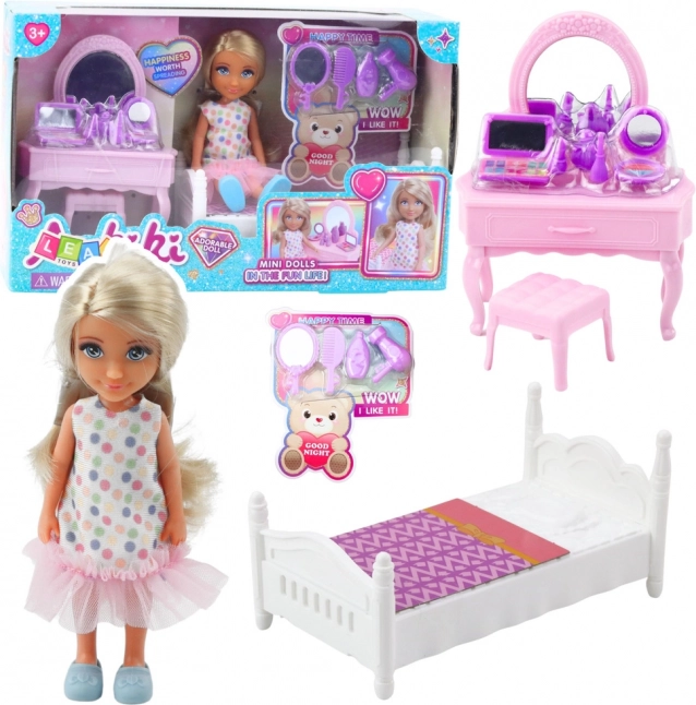 Laleka ANLILY with Bed and Vanity Table