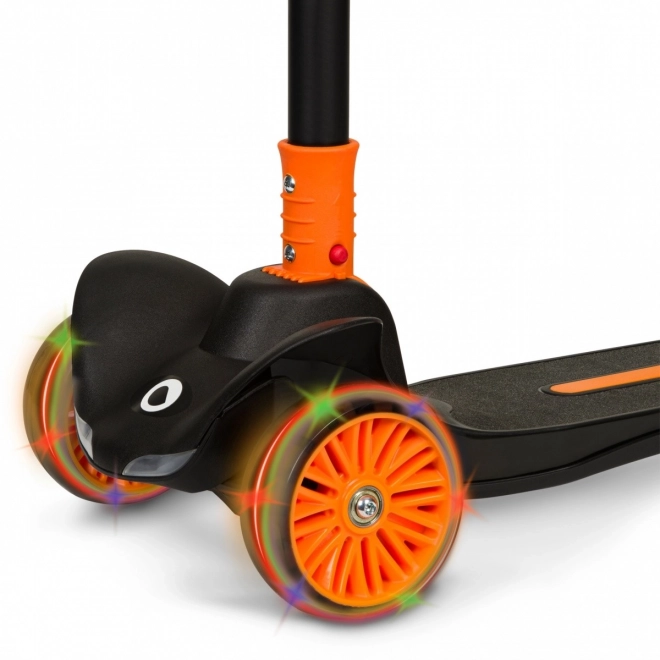 Timmy Orange and Black Scooter for Kids