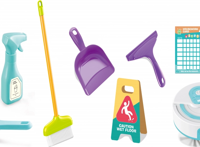Schoonmaakset voor kinderen