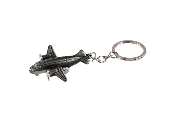 Airplane Metal Keychain