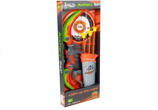 Archery Set with Green Bow and Suction Cup Arrows