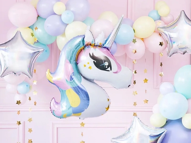 Foil Unicorn Balloon 73cm x 90cm