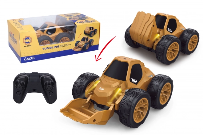 Remote Control Flip Bulldozer 20 cm