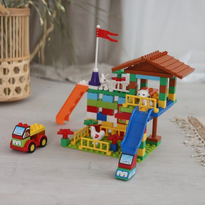 Junior Building Blocks Farm Set