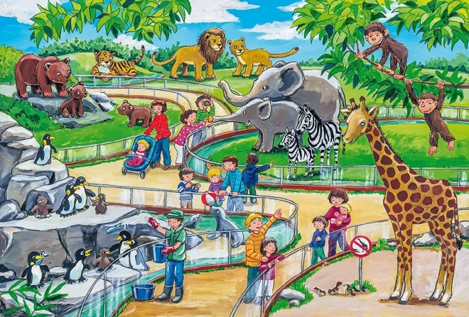 Schmidt Puzzle Adventure in the Zoo