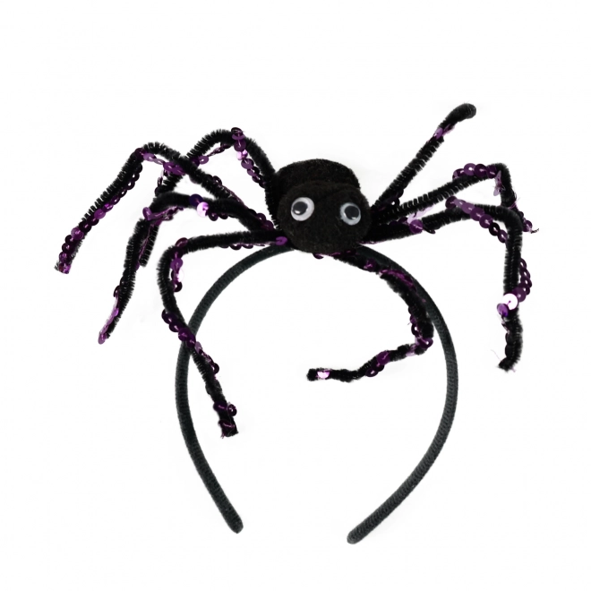 Halloween Headband with Black Spider