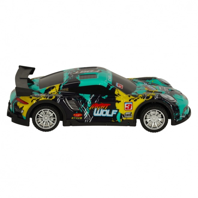 Remote Control Sport Car - Blue and Green