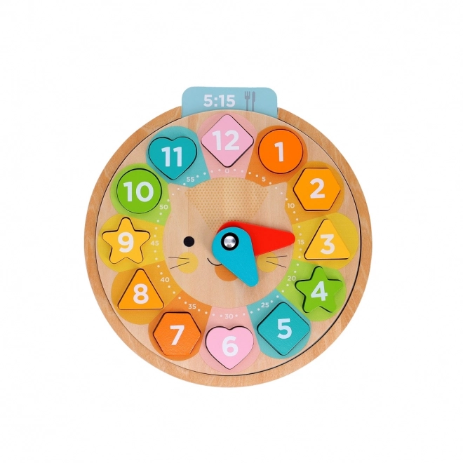 Educational Multi-language Lion Clock