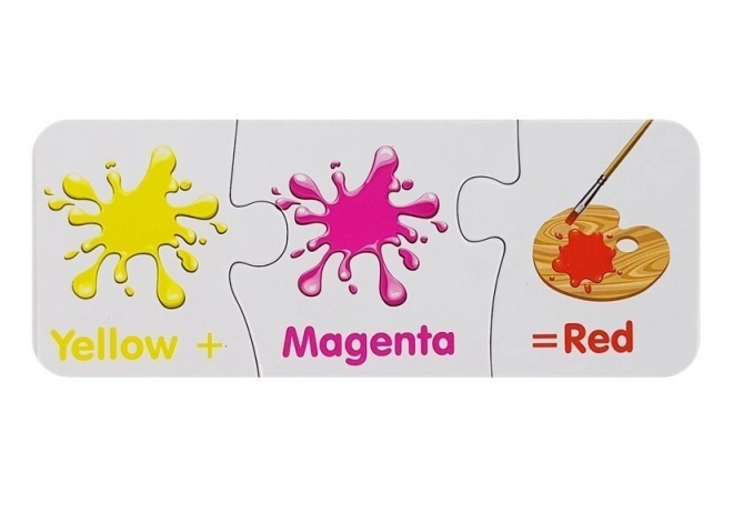 Educational Puzzle Colors English