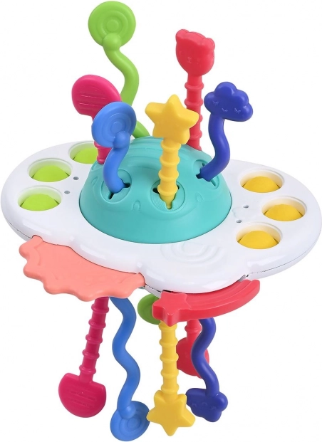 Playgo jouet sensoriel extensible avec bulles 16 cm