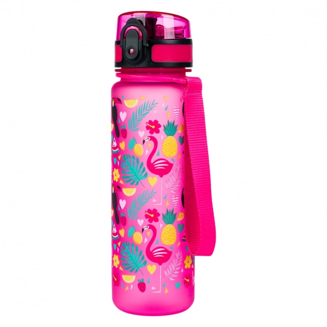 Baagl Tritan Drink Bottle Flamingo Design