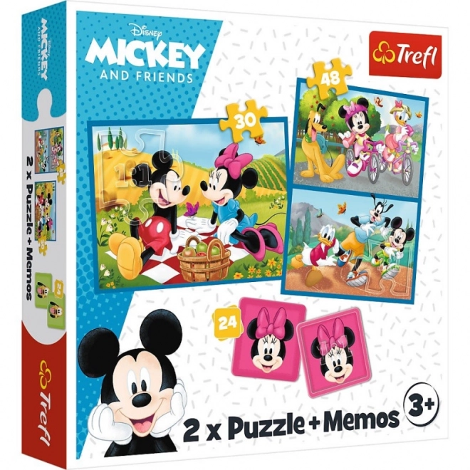 Puzzle & Memory Game Set - Meet Disney Heroes