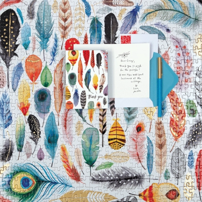 Puzzle Piume 500 pezzi Galison