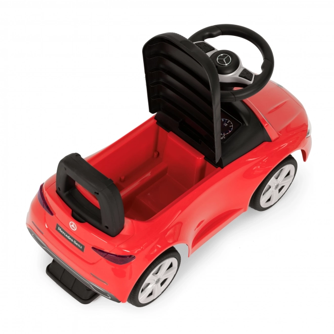 Red Mercedes Ride-On Car with Interactive Steering Wheel Sounds