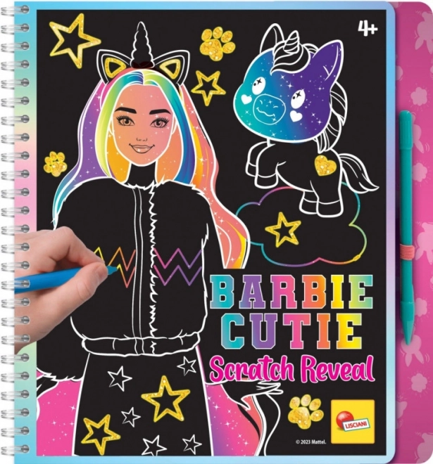 Barbie Sketch Book Cutie Scratch Art