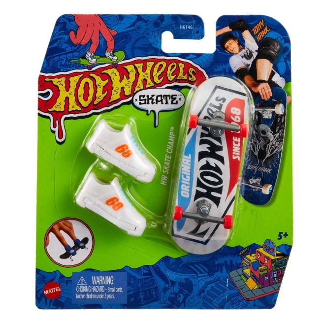 Fingerboard with Removable Skate Shoes by Hot Wheels