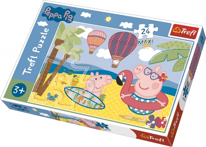 Peppa Pig Holiday Maxi Floor Puzzle