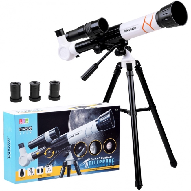 Children's Telescope with Tripod – white