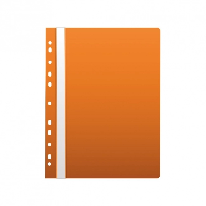 Orange A4 File Folder with Euro Clip