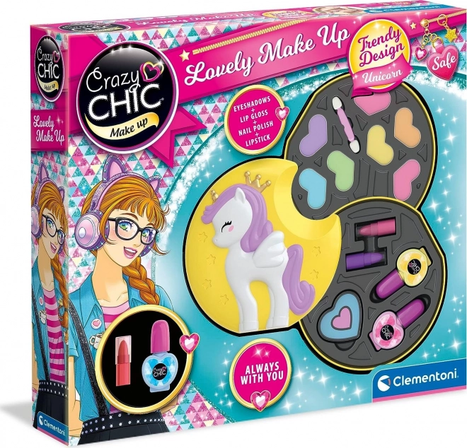 Clementoni Crazy Chic Lovely Unicorn Makeup Set