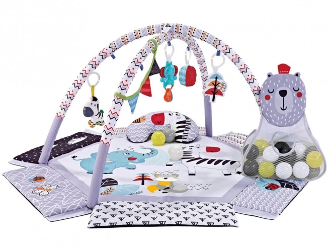 Contrast Baby Activity Mat with Balls