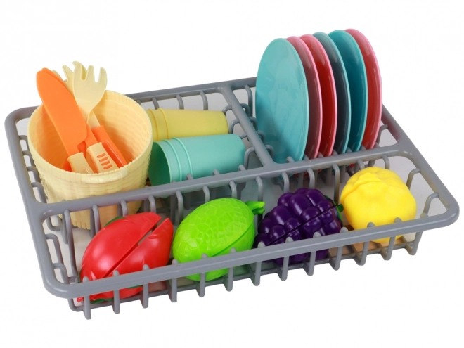 Kitchen Play Set with Cutting Vegetables and Accessories