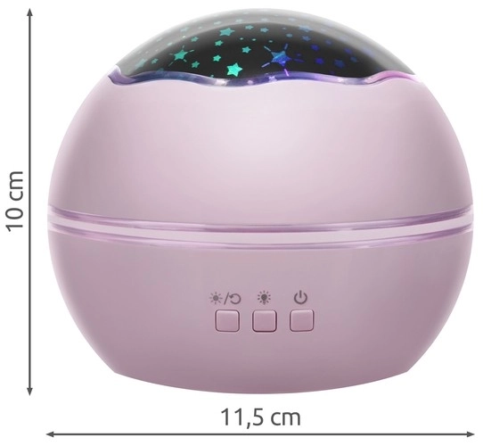 Night Light Projector - Starry Sky & Ocean Depth – Pink