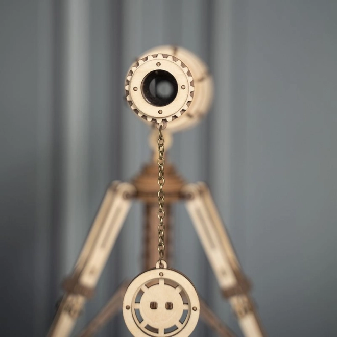 Robotic 3D Wooden Mechanical Puzzle Pirate Telescope