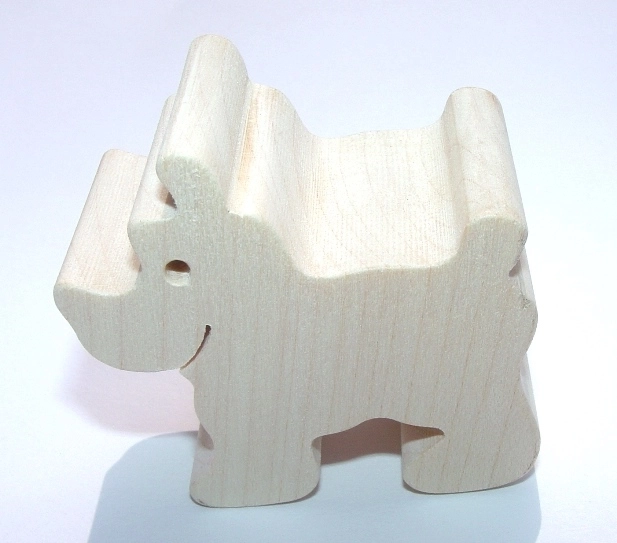 Wood Animal Dog Toy