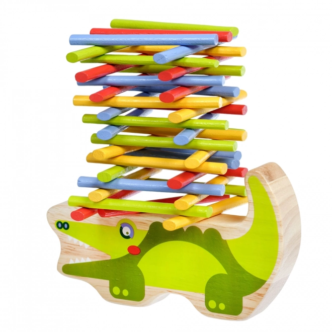 Lucy & Leo Wooden Crocodile Balancing Game