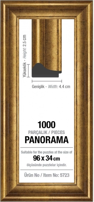 ART PUZZLE Rám na puzzle 96x34cm Gold (5723)