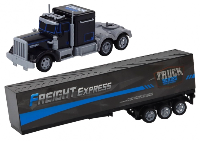 Remote Control Truck with Lights - Blue