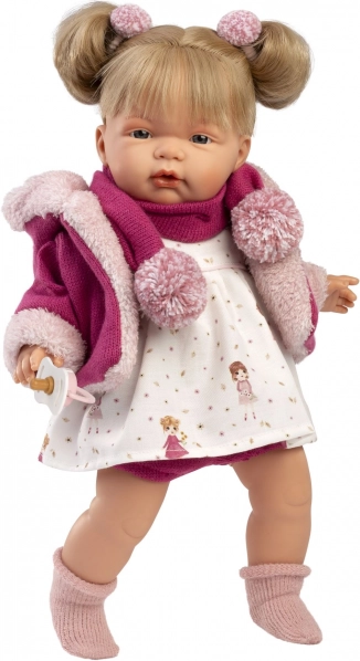 Llorens Joelle - realistic doll with sounds 38 cm